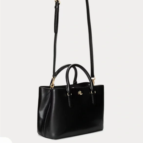 Ralph Lauren Elegant Black Satchel - Picture 2 of 14